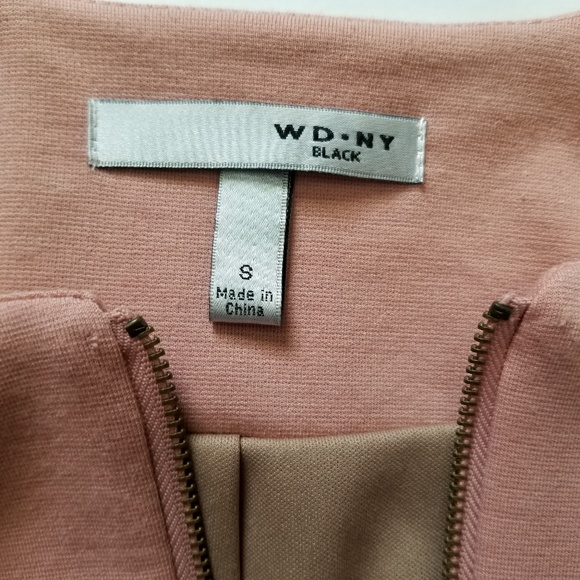WD.NY Women's Zip Jacket Long Sleeve Pink & Tan, S - Picture 3 of 8